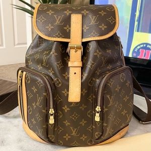 Bosphore backpack cloth backpack Louis Vuitton Brown in Cloth - 22703367